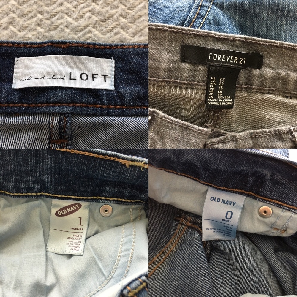 *SOLD* Lot of 4 Size 27 Jeans - Picture 4 of 8